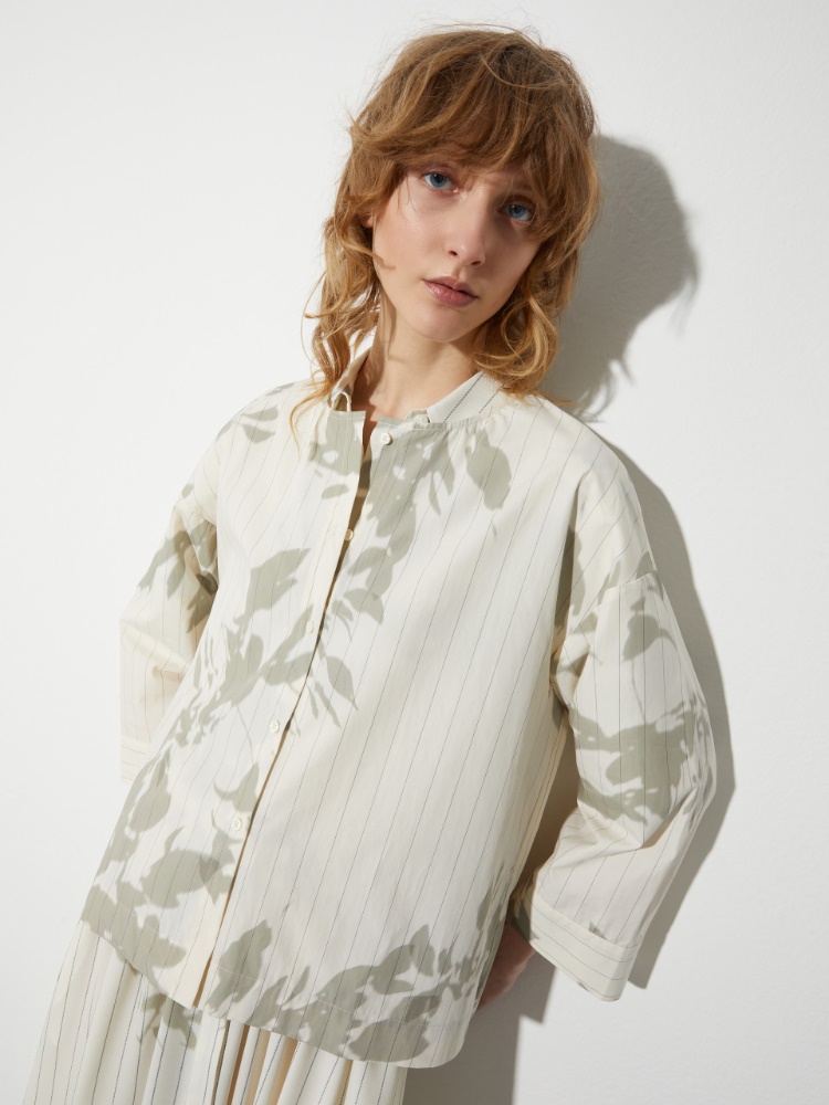 Poplin crew-neck shirt - MAX&Co.