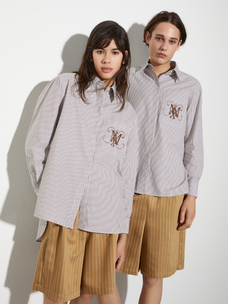 Hemd mit Emblem- und Schriftzug-Print - MAX&Co.