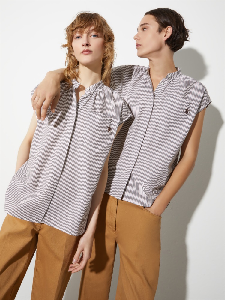 Ärmelloses Hemd mit Emblem-Detail - MAX&Co.