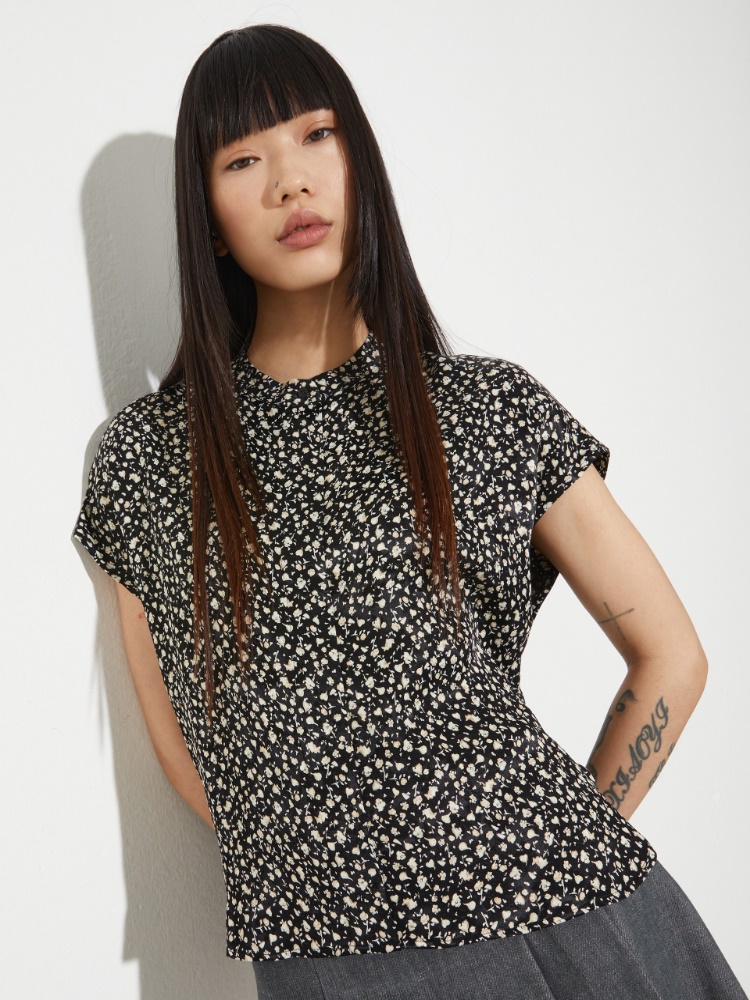 Hemd aus Jacquard mit Blumenprint - MAX&Co.