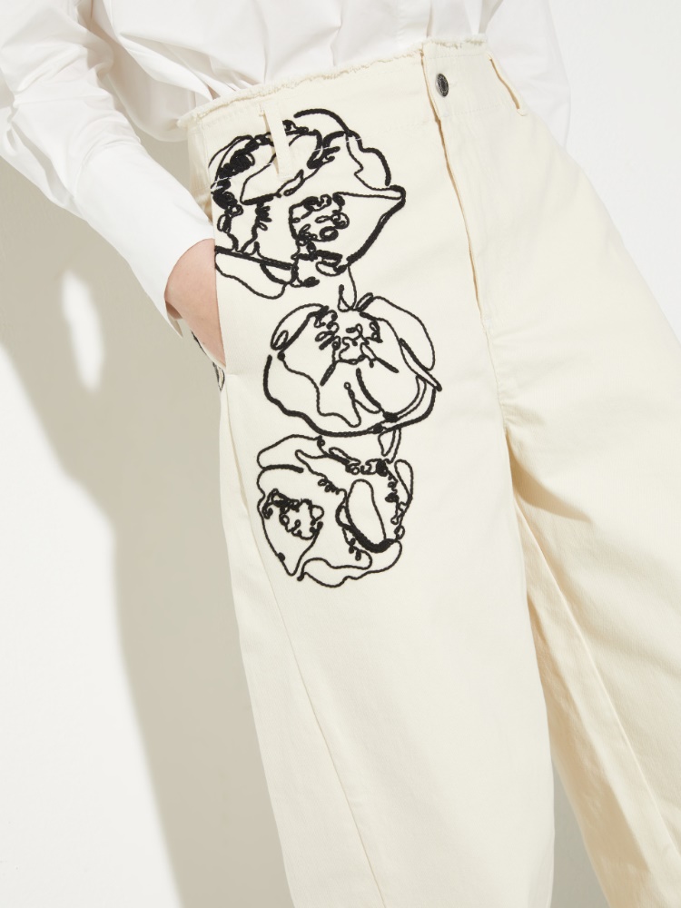 Embroidered barrel trousers - MAX&Co. - 3