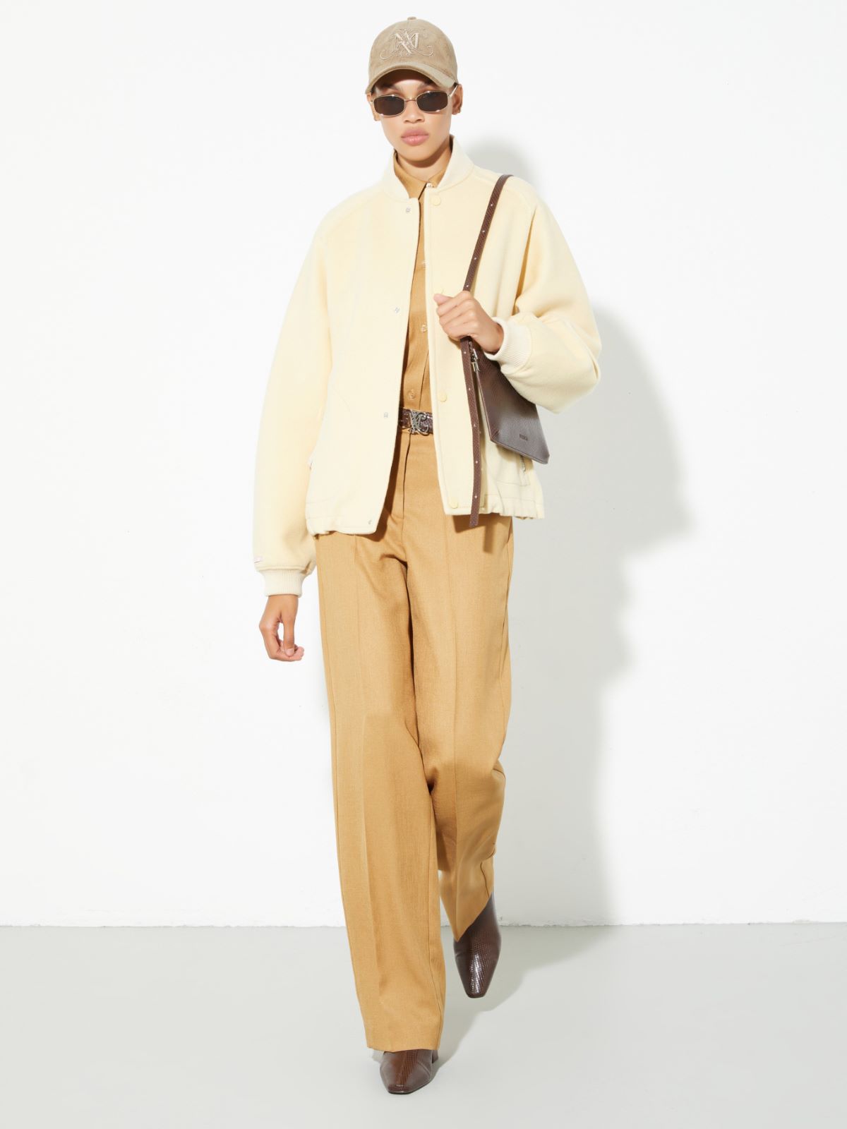 Pantaloni ampi in twill fiammato - OCRA - MAX&Co. - 4