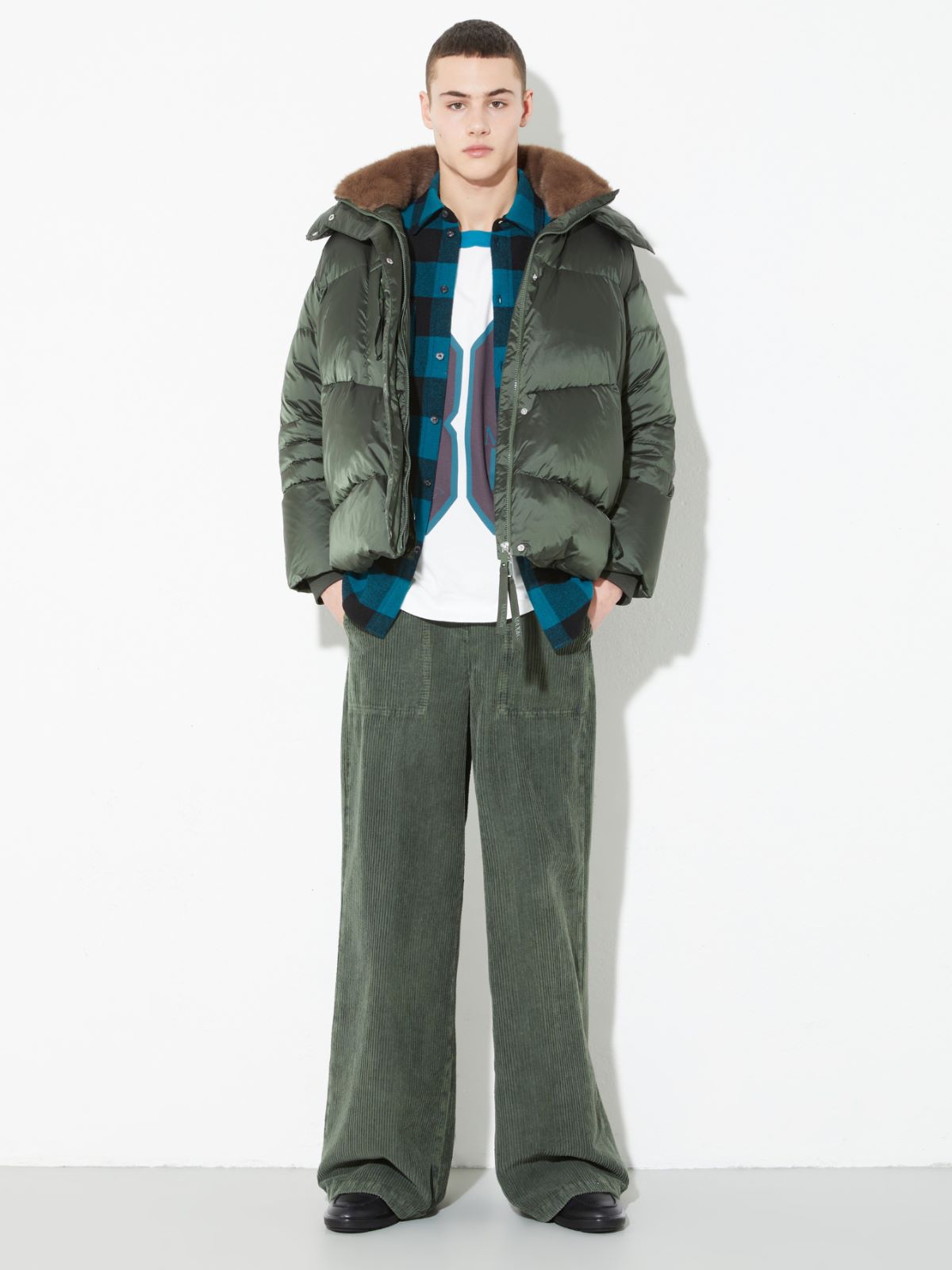 [ジノーザ]  コーデュロイ ワイド パンツ - GREEN - MAX&Co. - 6