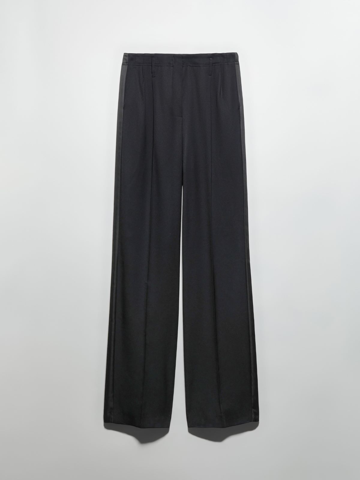 Straight-leg tuxedo trousers - BLACK - MAX&Co. - 5