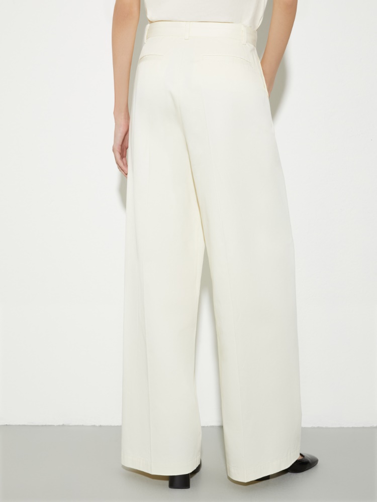 Wide-leg gabardine trousers - MAX&Co. - 2