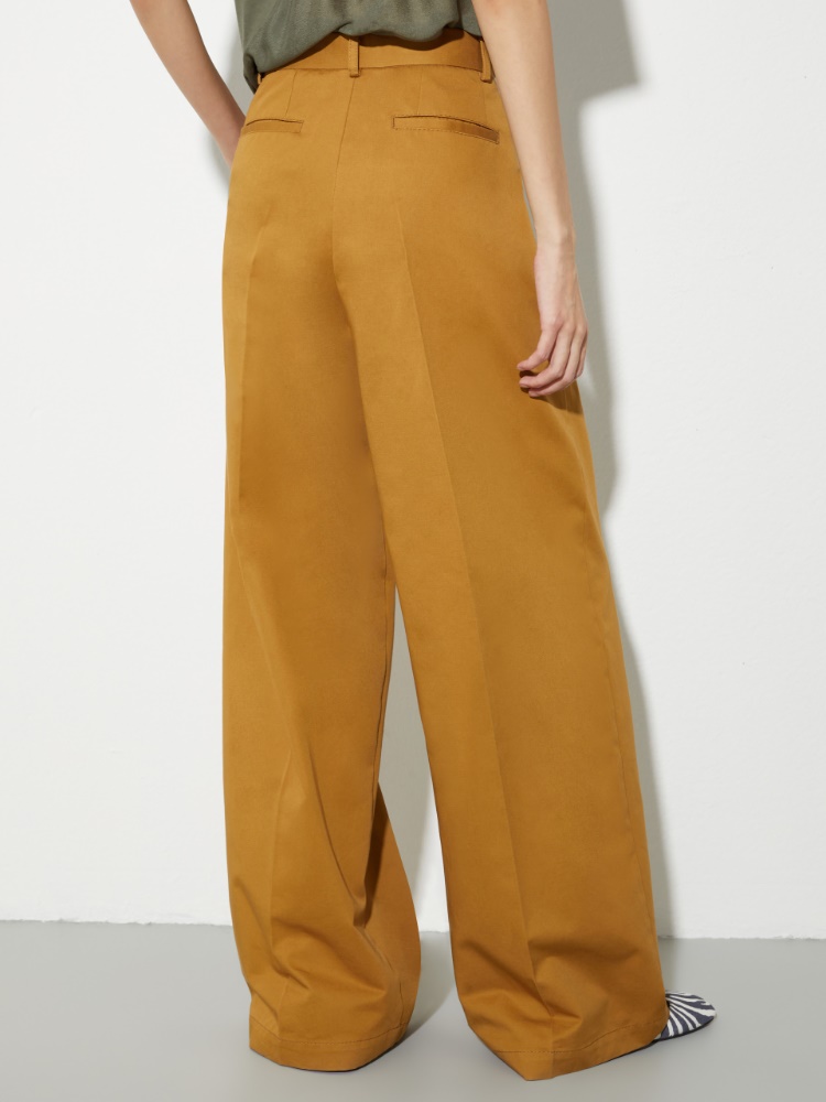 Wide-leg gabardine trousers - MAX&Co. - 2
