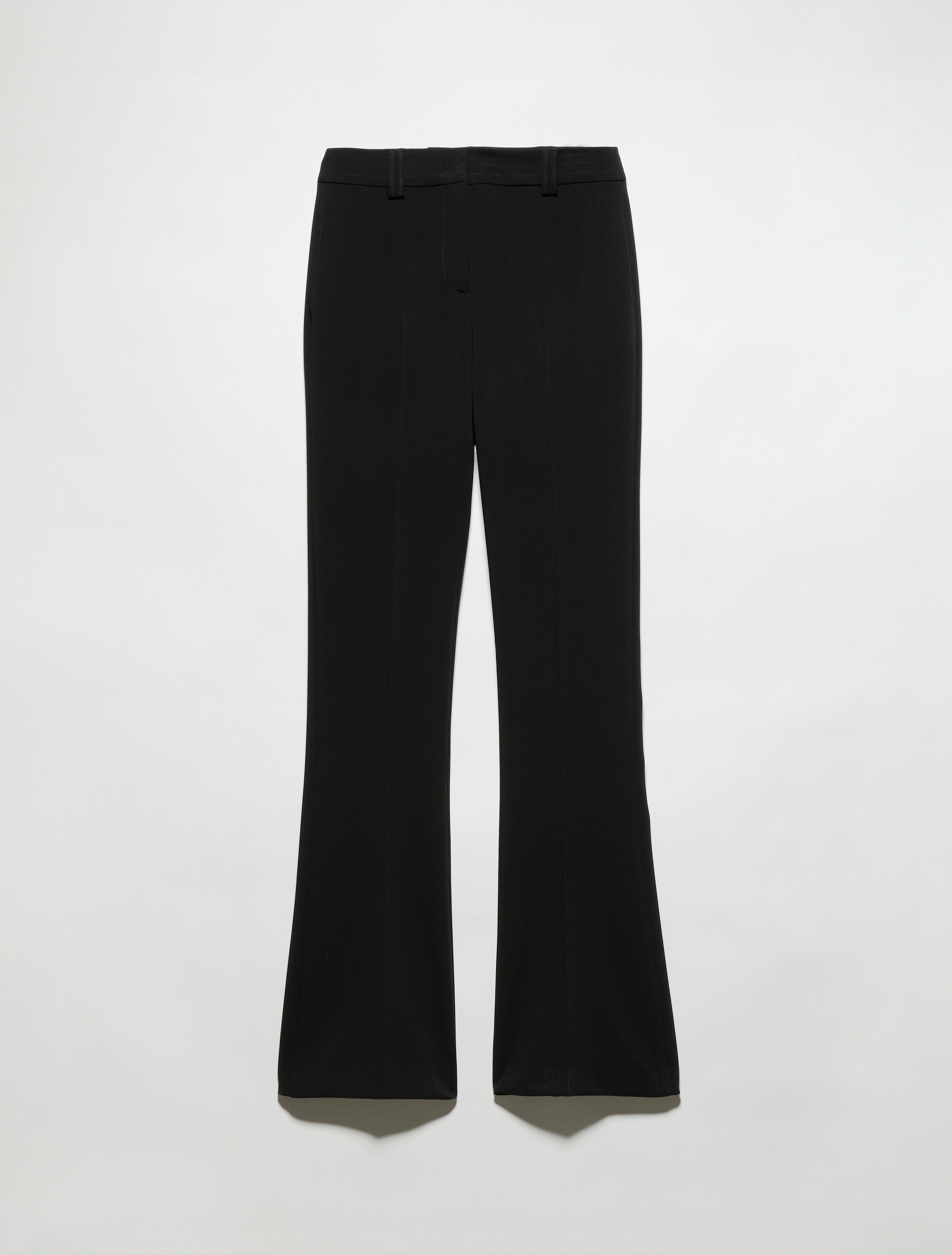 Flared technical-fabric trousers - BLACK - MAX&Co. - 5