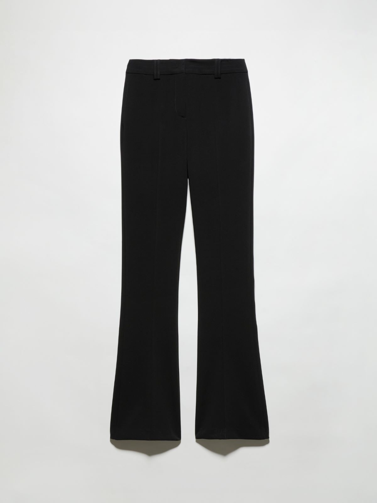 Flared technical-fabric trousers - BLACK - MAX&Co. - 5