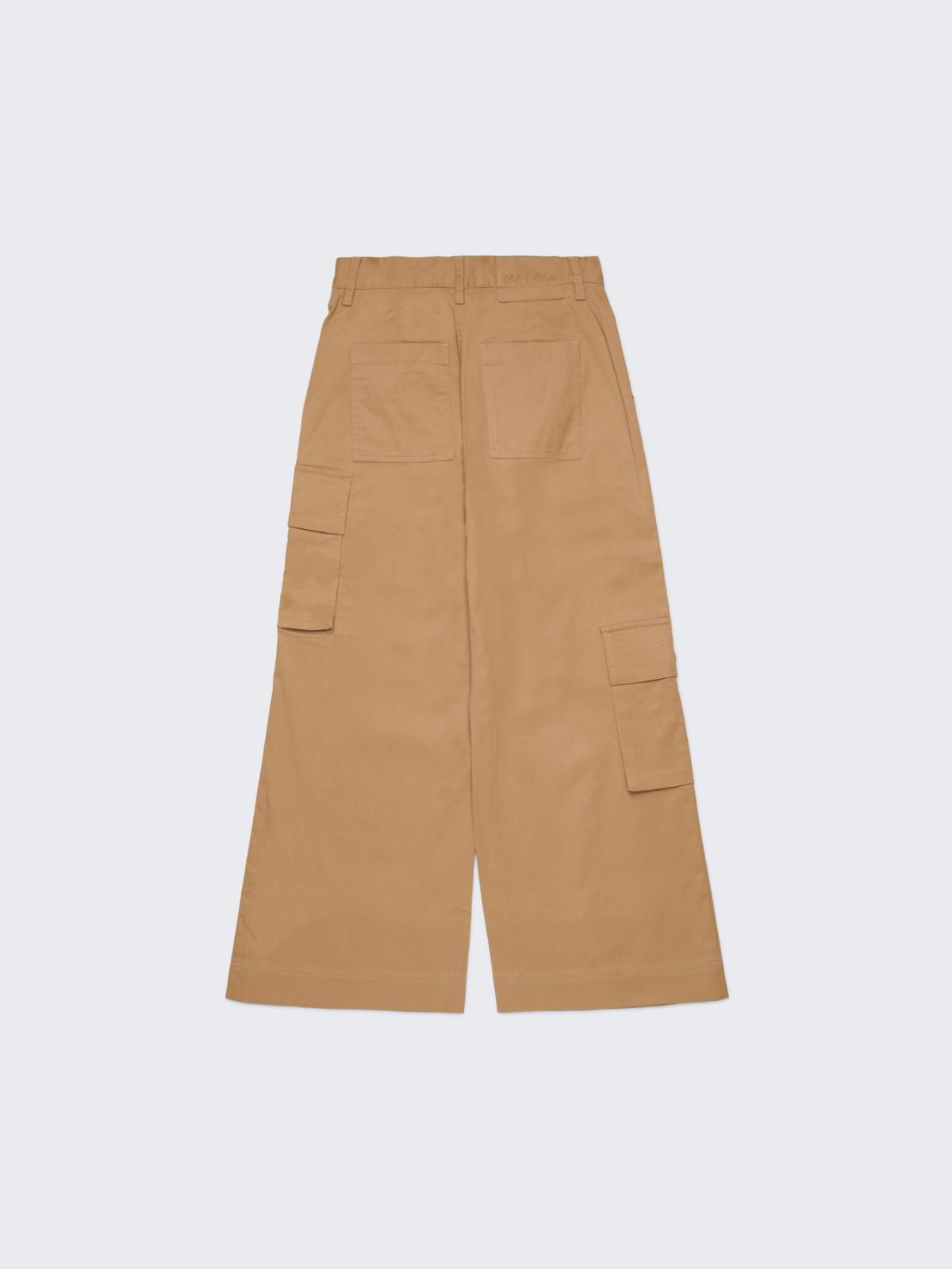 Stretch gabardine cargo pants KID - MUD - MAX&Co. - 2