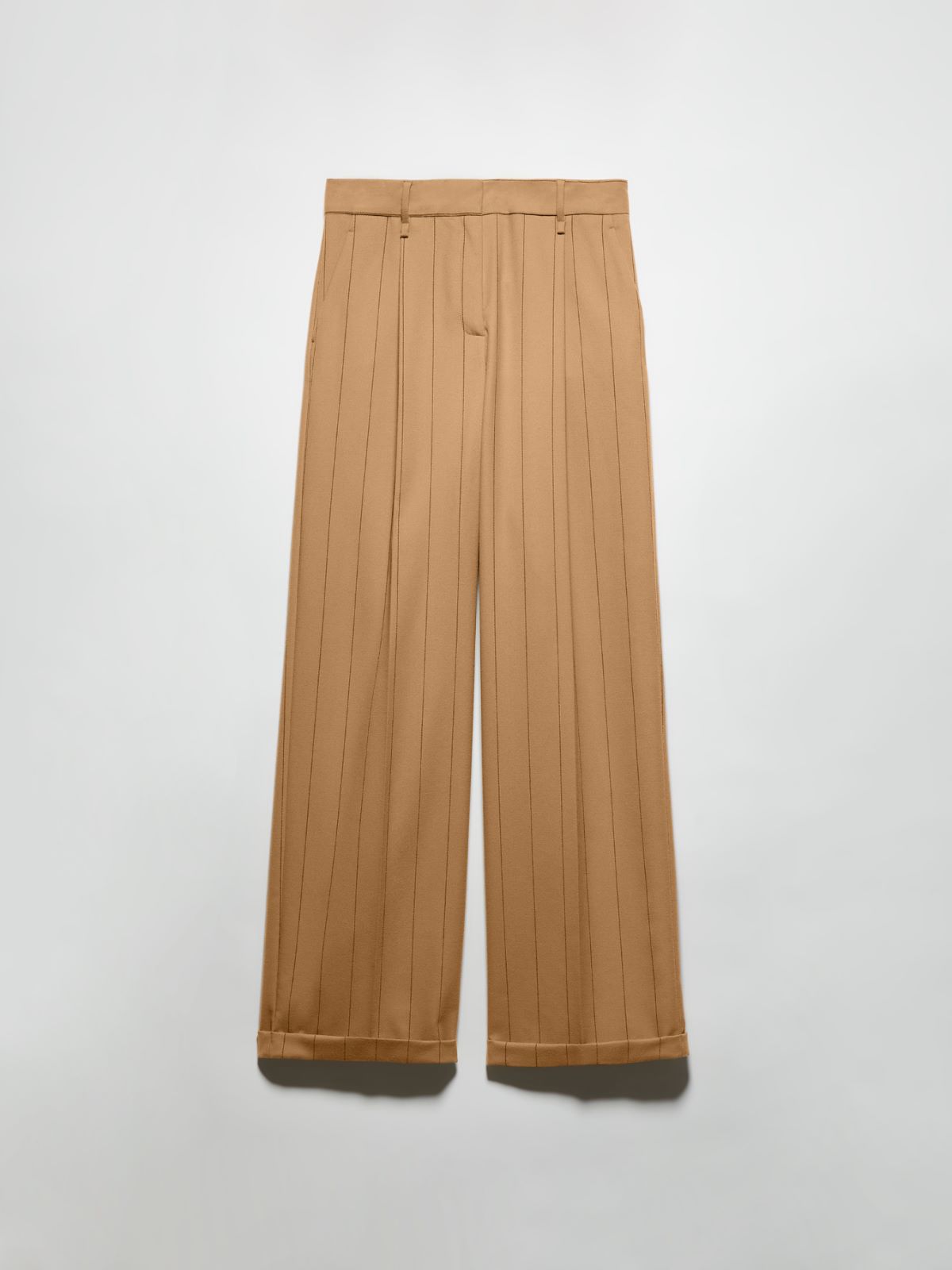 Pantalon large en flanelle - SABLE - MAX&Co. - 5