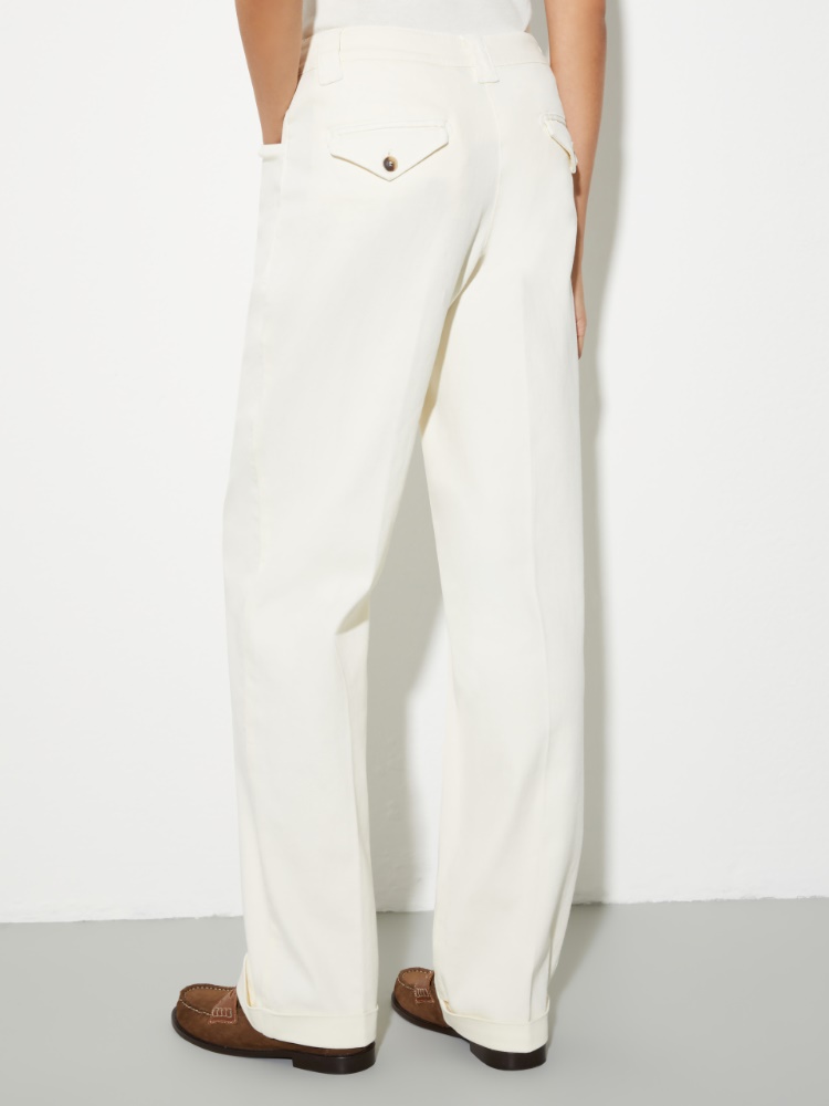 Straight cotton-drill trousers - MAX&Co. - 2