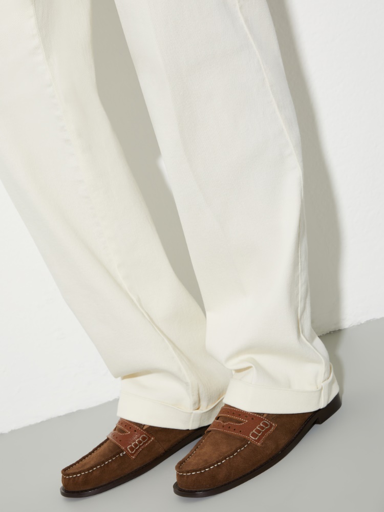 Straight cotton-drill trousers - MAX&Co. - 3