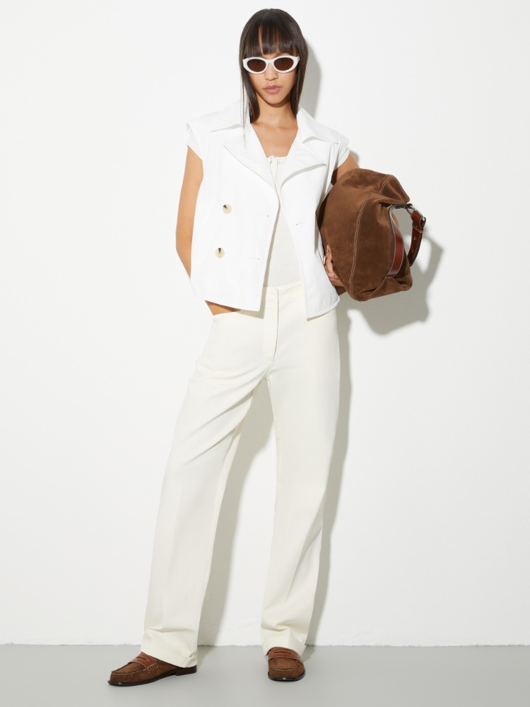 Straight cotton-drill trousers - MAX&Co. - 4