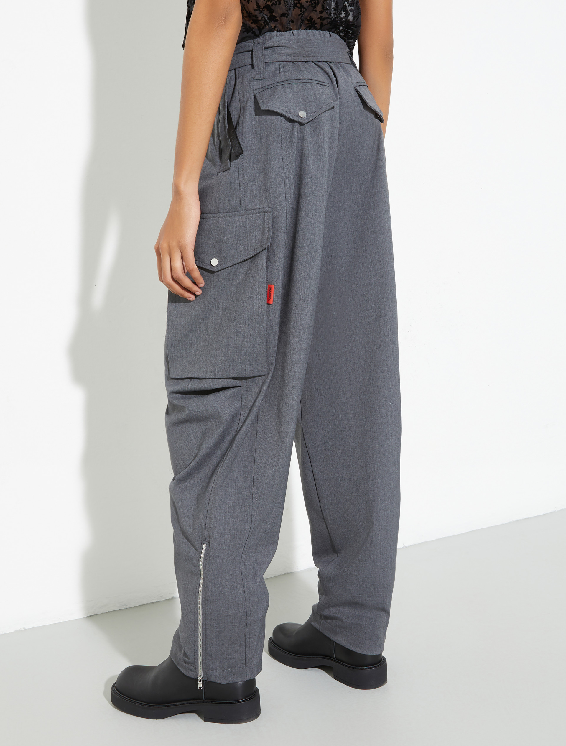 Sartorial Shifts cargo trousers - MELANGE GREY - MAX&Co. - 2