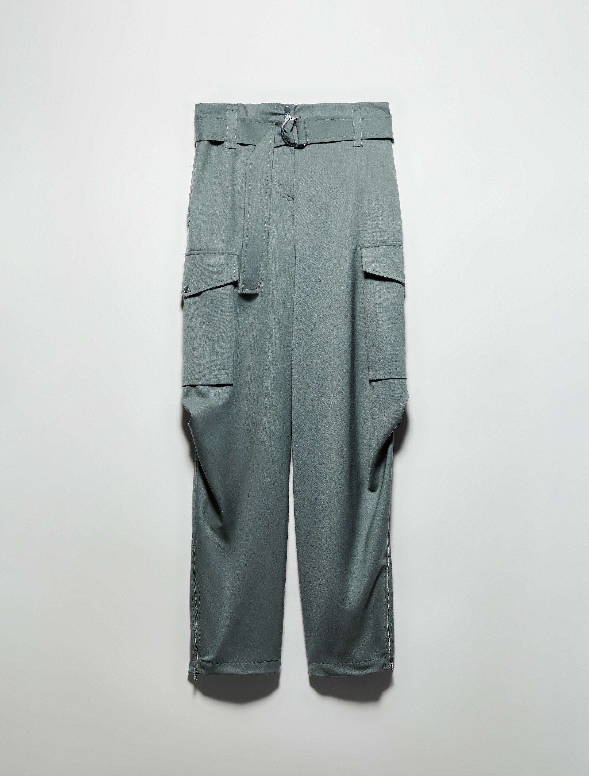Sartorial Shifts cargo trousers, green | MAX&Co. Sartorial Shifts cargo trousers - GREEN - MAX&Co. - 5