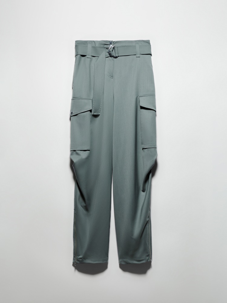 Sartorial Shifts cargo trousers - GREEN - MAX&Co.