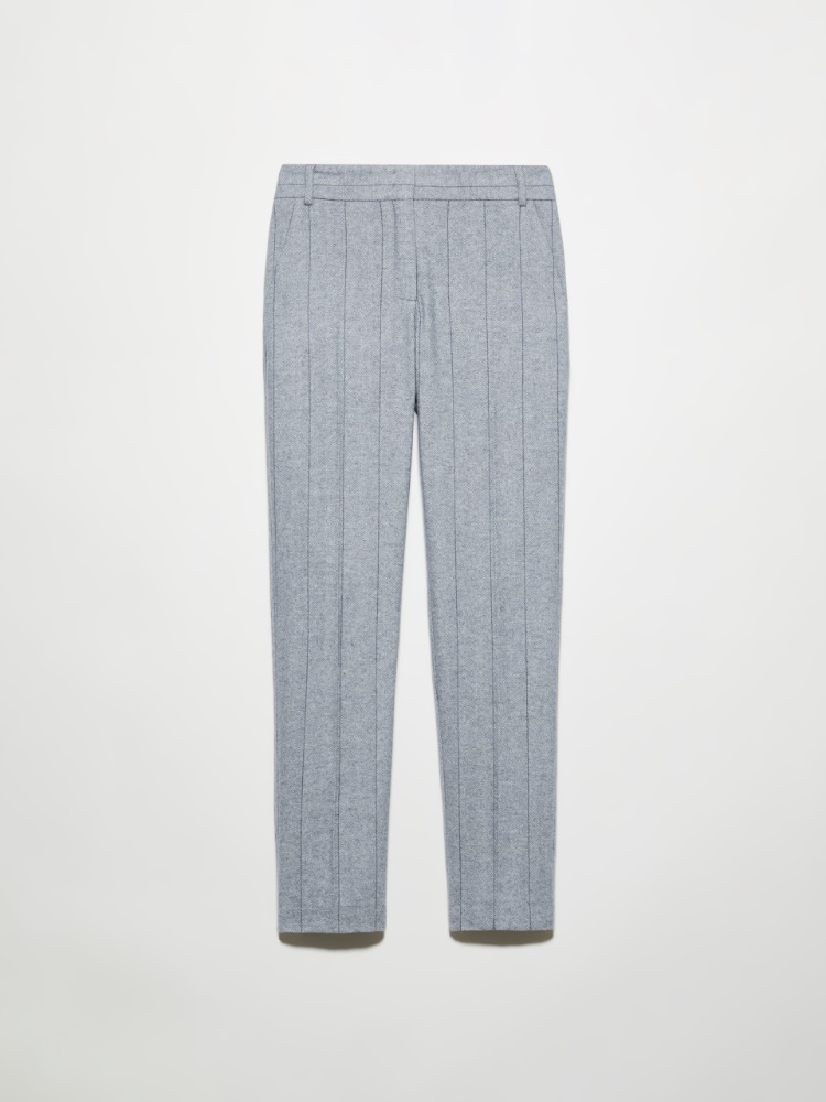 Slim-fit flannel trousers - GREY - MAX&Co.
