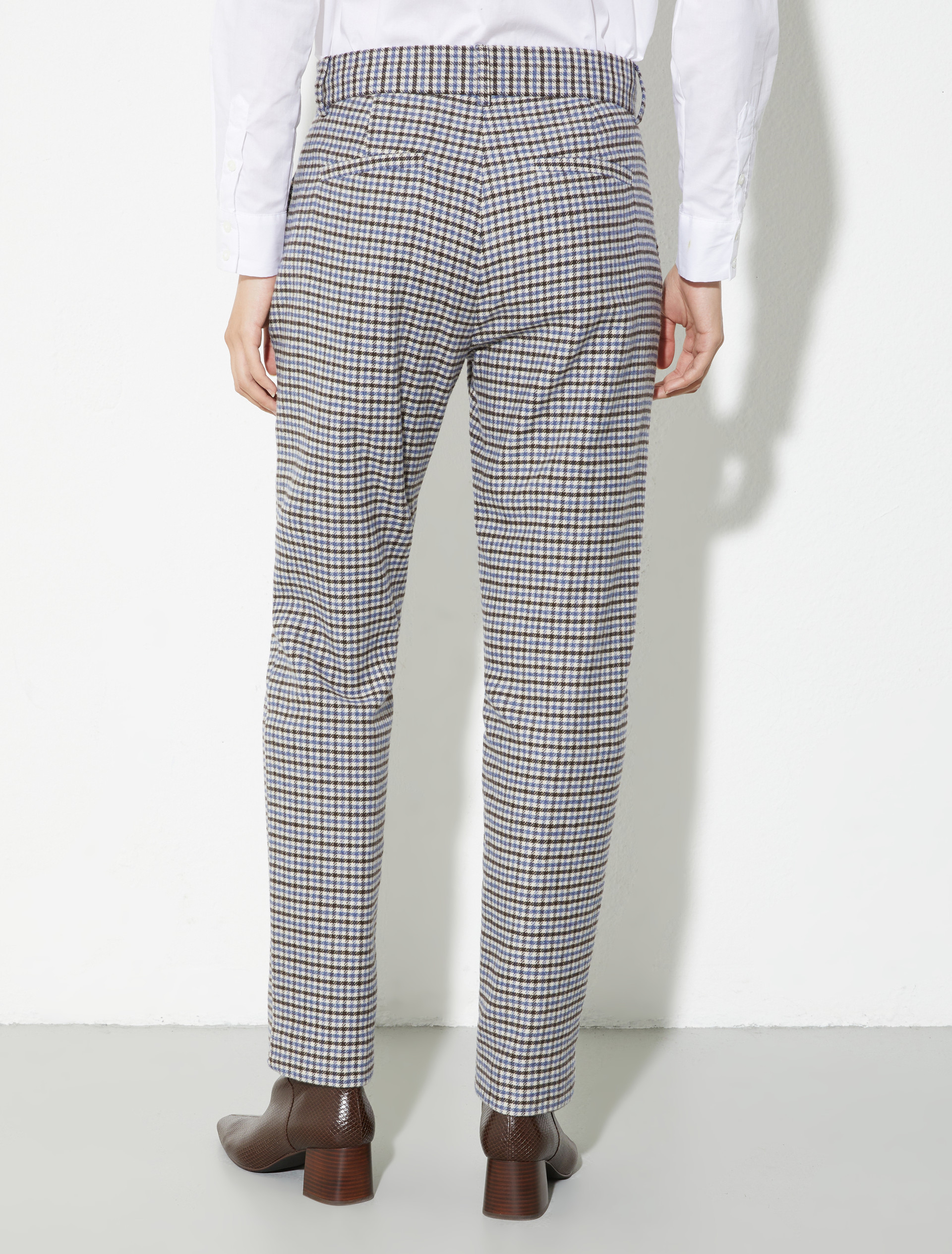 Pantalon slim en flanelle, brun | MAX&Co. Pantalon slim en flanelle - BRUN - MAX&Co. - 2