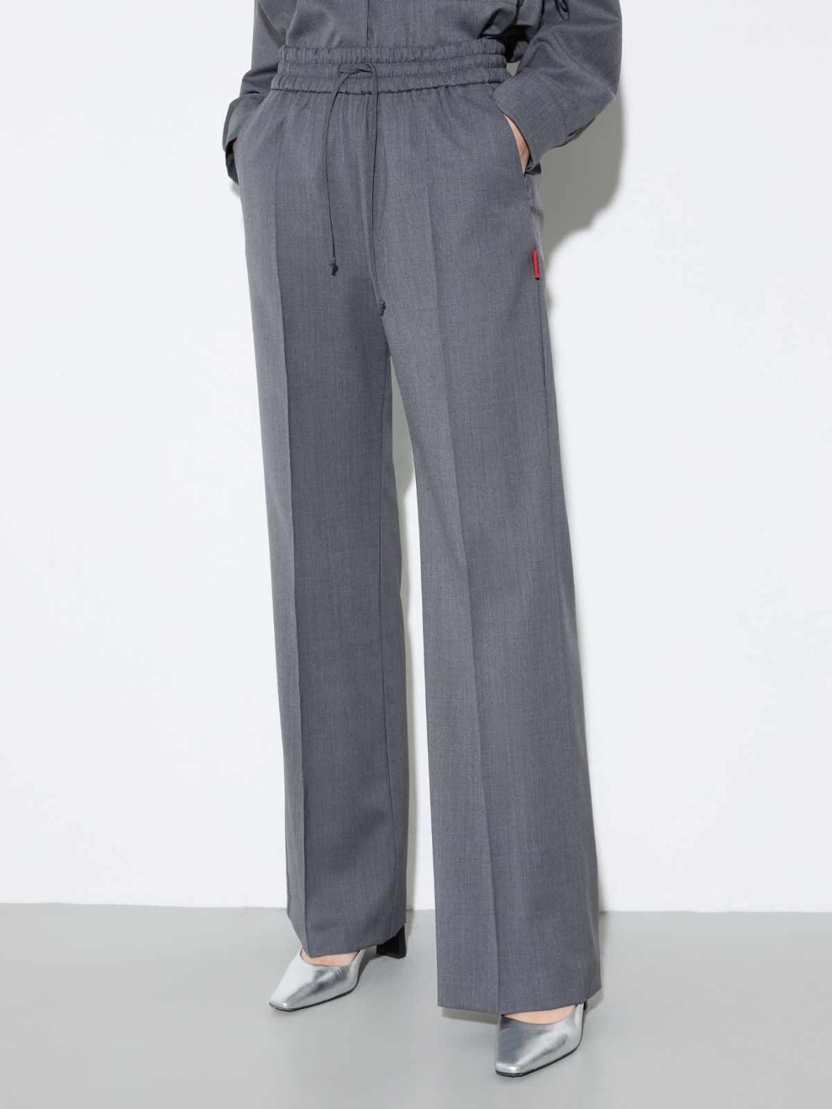 Pantaloni jogger Sartorial Shifts - GRIGIO MELANGE - MAX&Co.