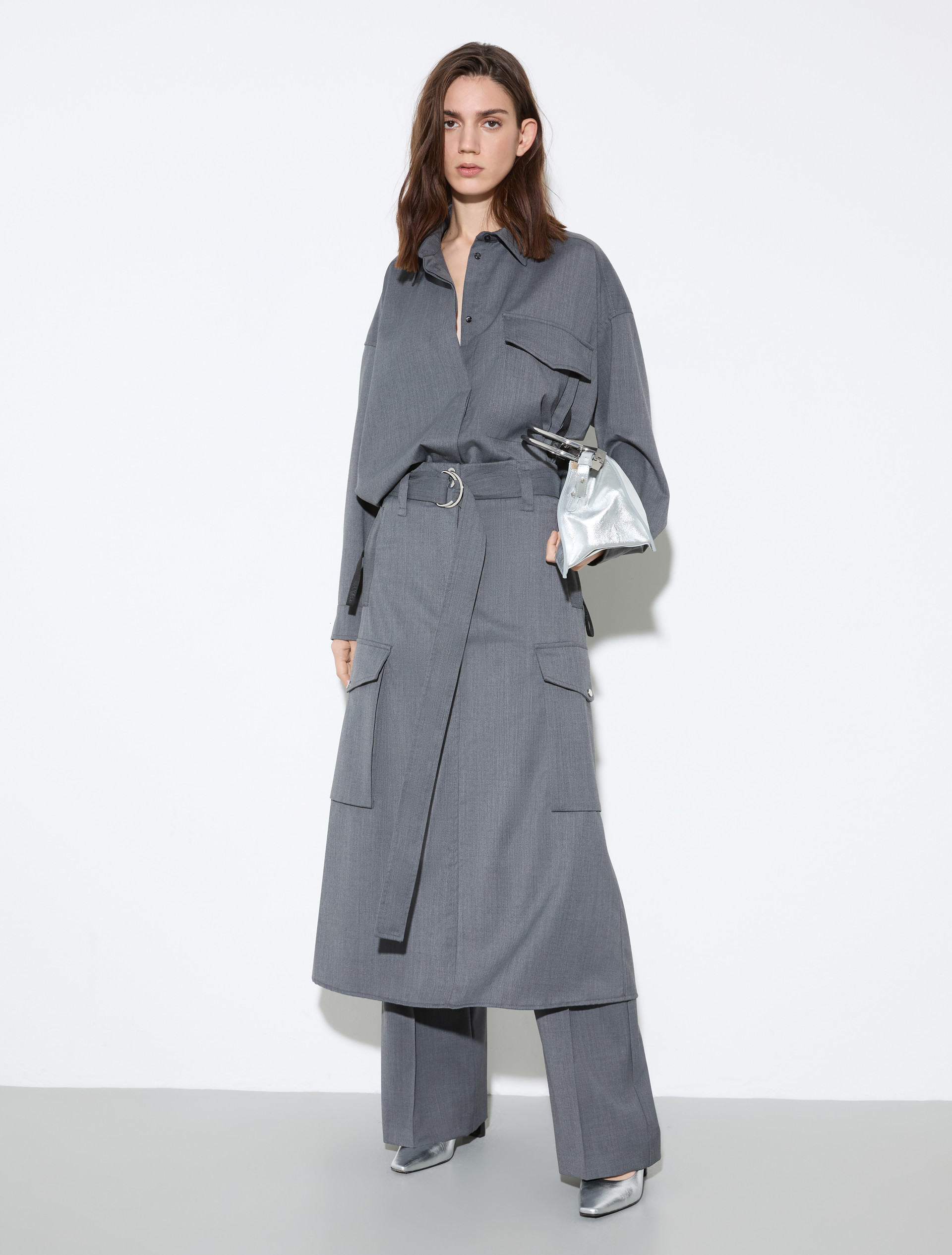 Pantaloni jogger Sartorial Shifts - GRIGIO MELANGE - MAX&Co. - 4