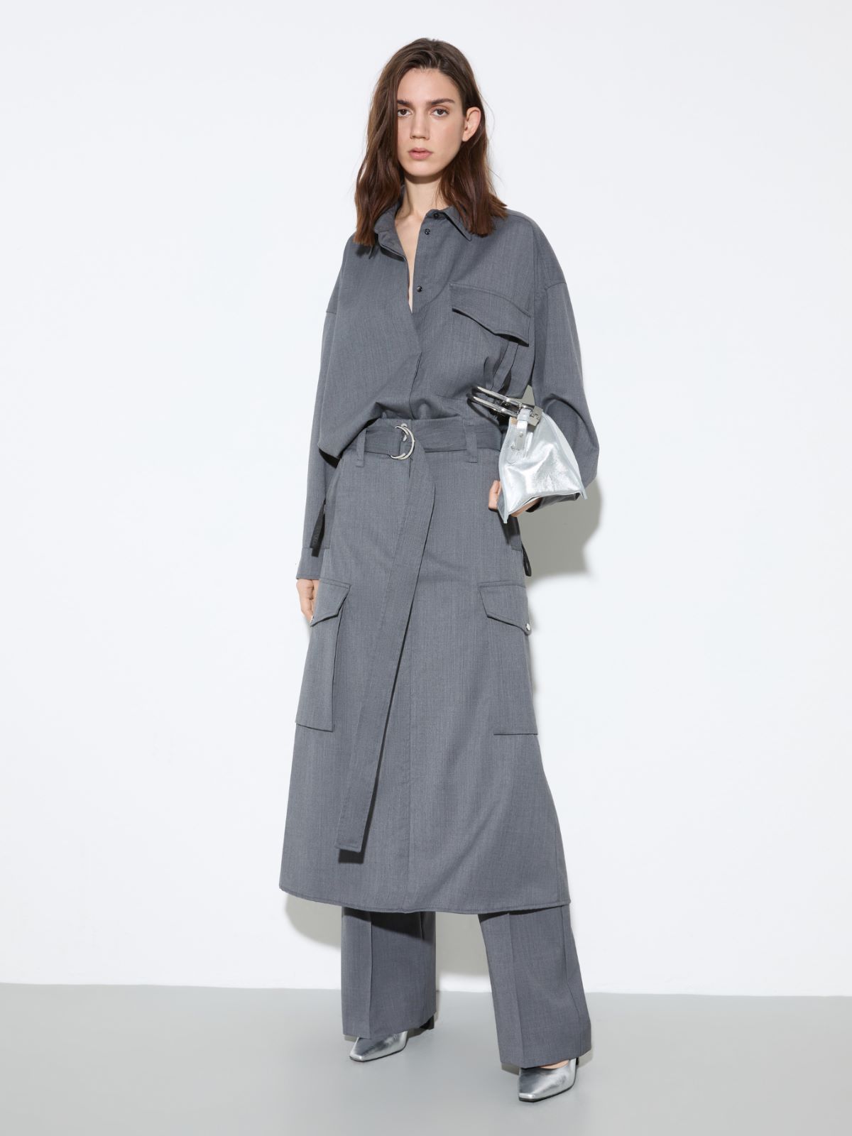 Pantaloni jogger Sartorial Shifts - GRIGIO MELANGE - MAX&Co. - 4