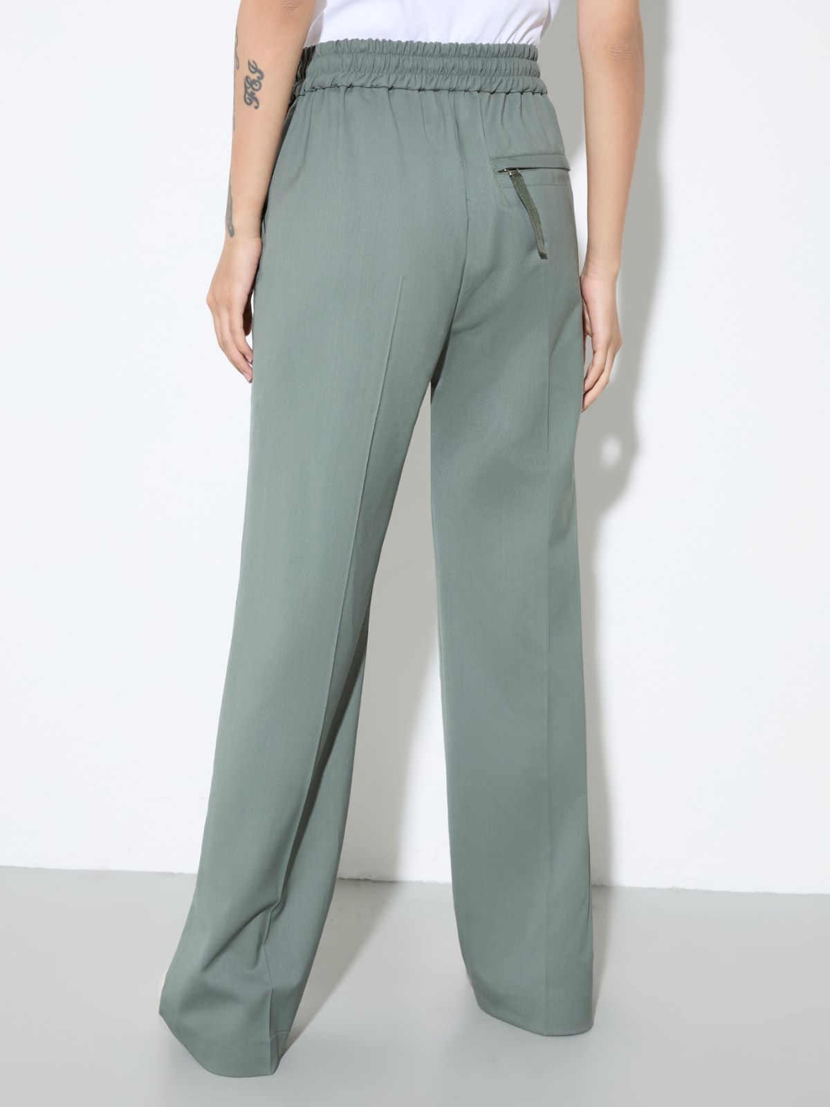 Pantaloni jogger Sartorial Shifts - VERDE - MAX&Co. - 2