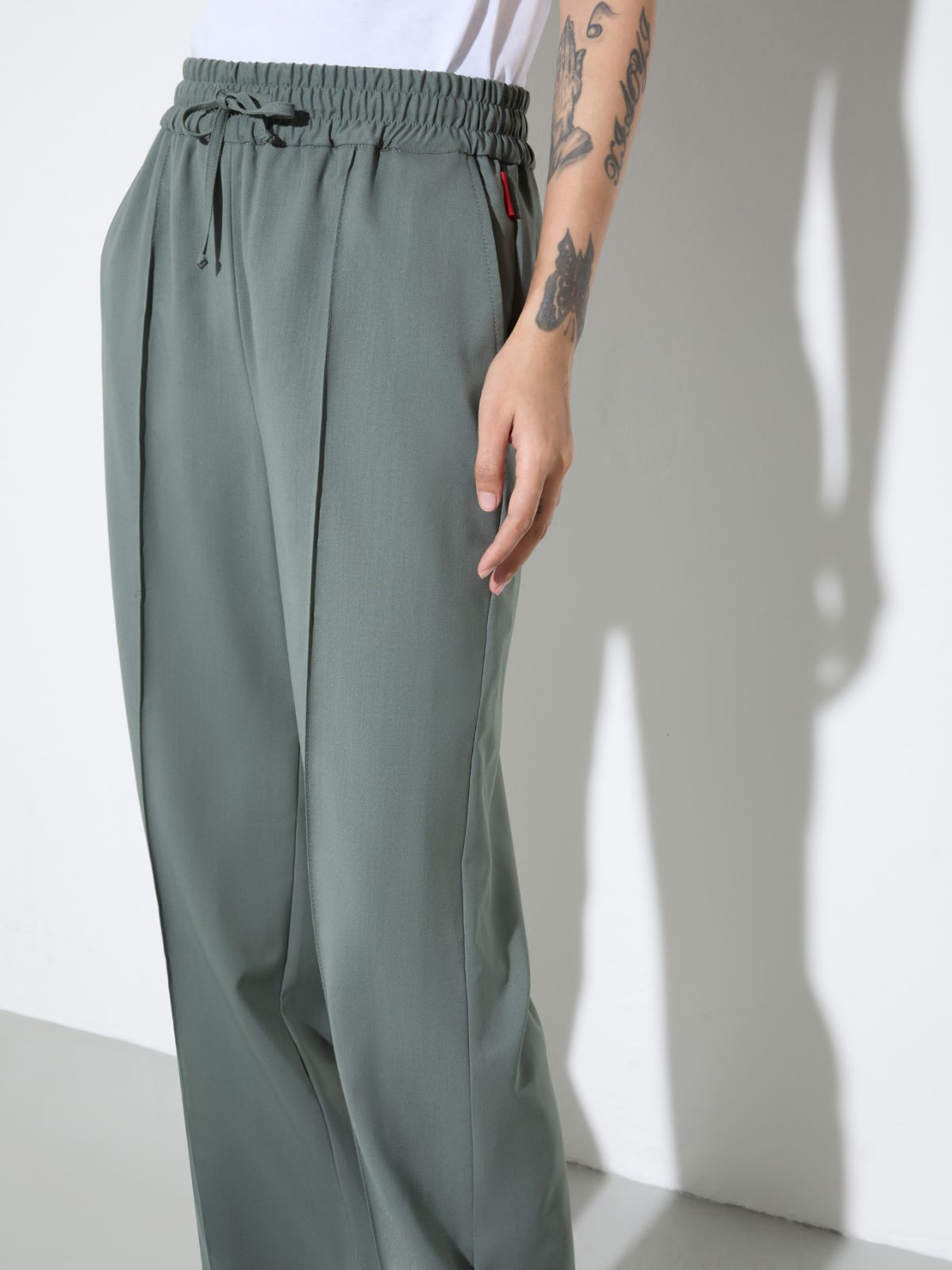 Pantaloni jogger Sartorial Shifts - VERDE - MAX&Co. - 3
