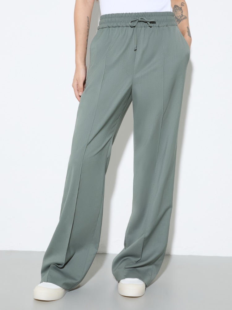 Pantaloni jogger Sartorial Shifts - VERDE - MAX&Co.