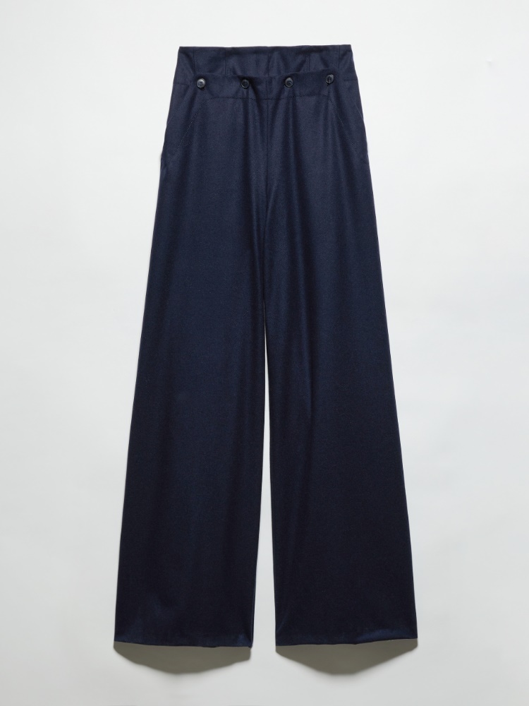 Pantalon marin en tissu - BLEU - MAX&Co.