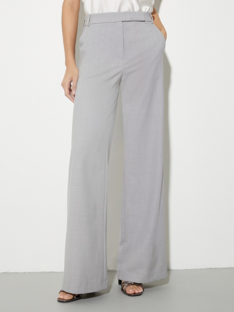 Wide-fit wool-blend trousers - MAX&Co.