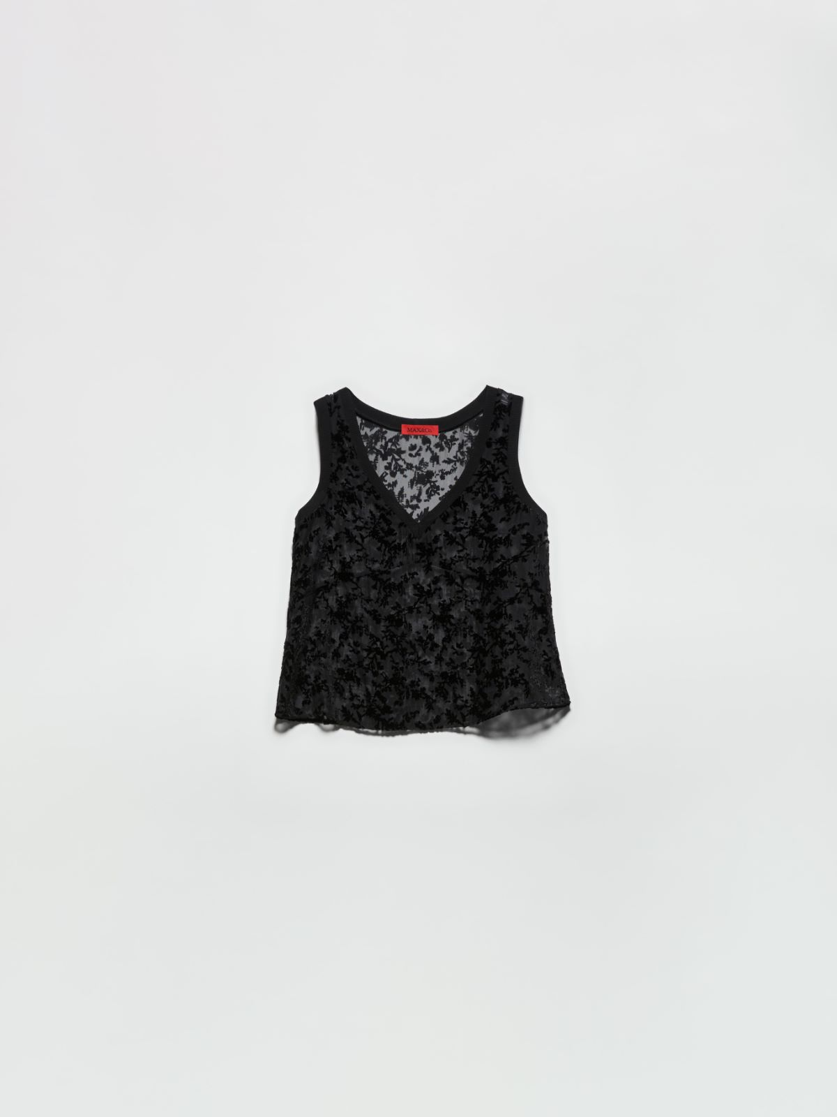 Burnout velvet top - BLACK - MAX&Co. - 5