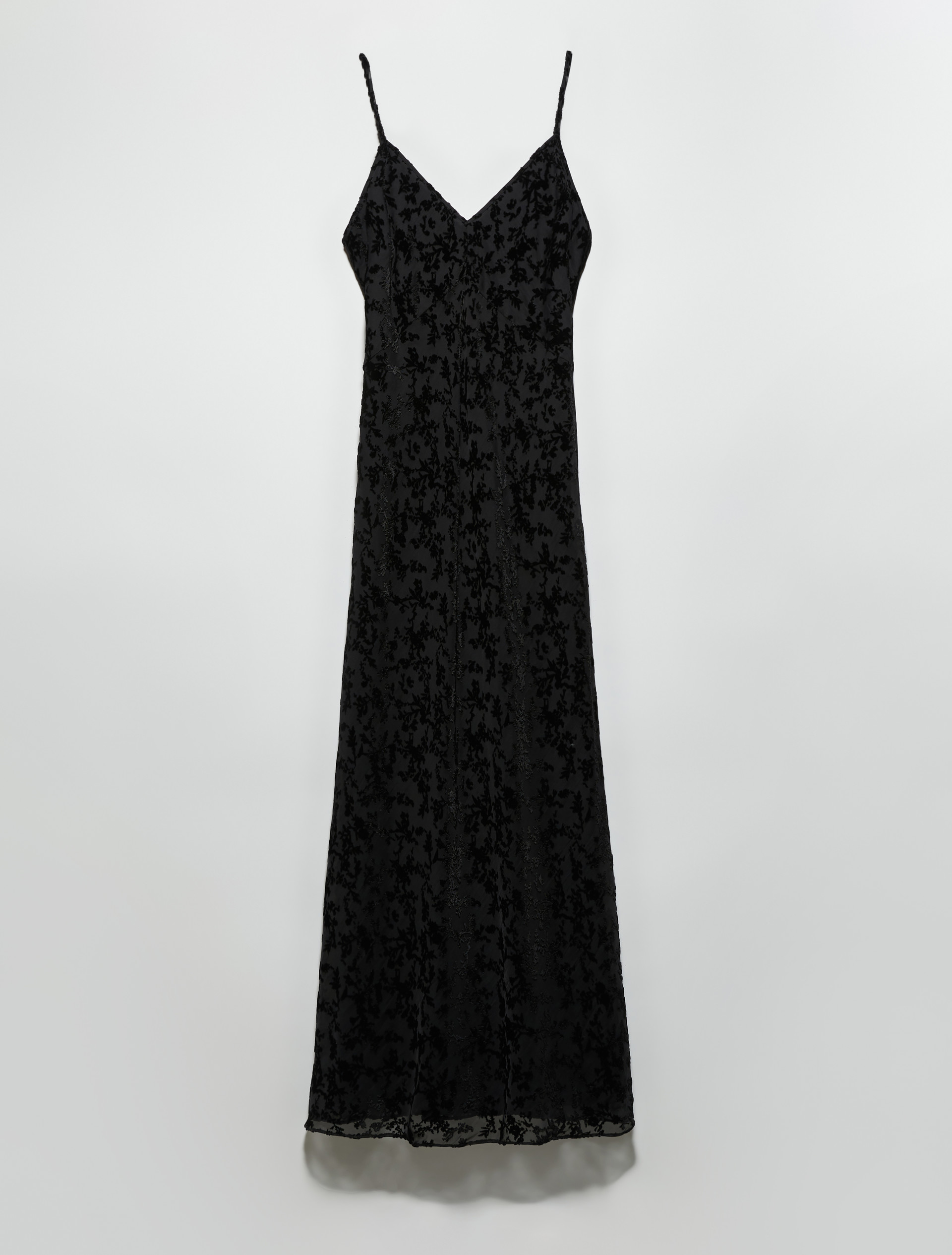 Slip-Dress aus Dévoré-Samt, schwarz | MAX&Co. Slip-Dress aus Dévoré-Samt - SCHWARZ - MAX&Co. - 5