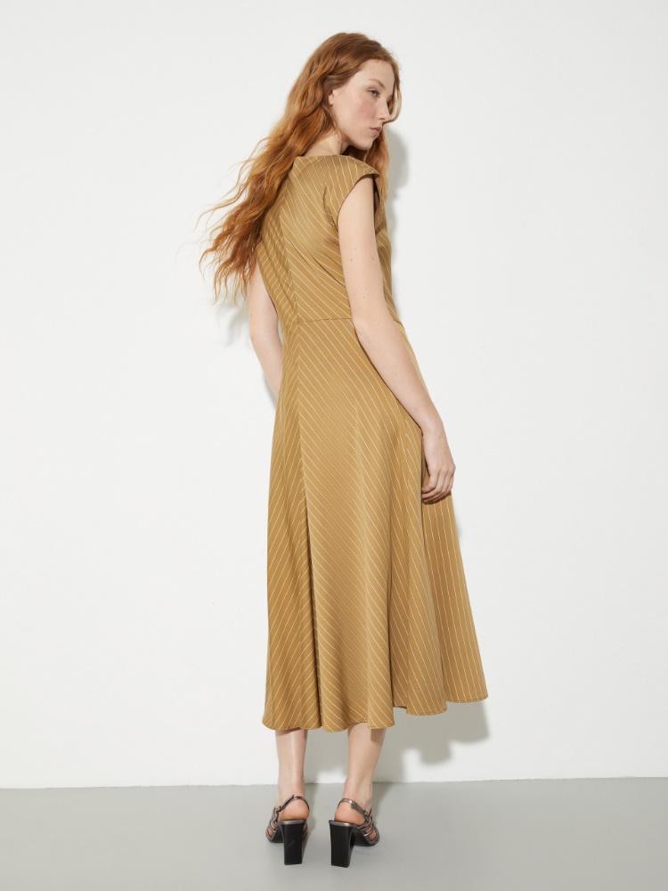 Pinstriped twill midi dress - MAX&Co. - 2