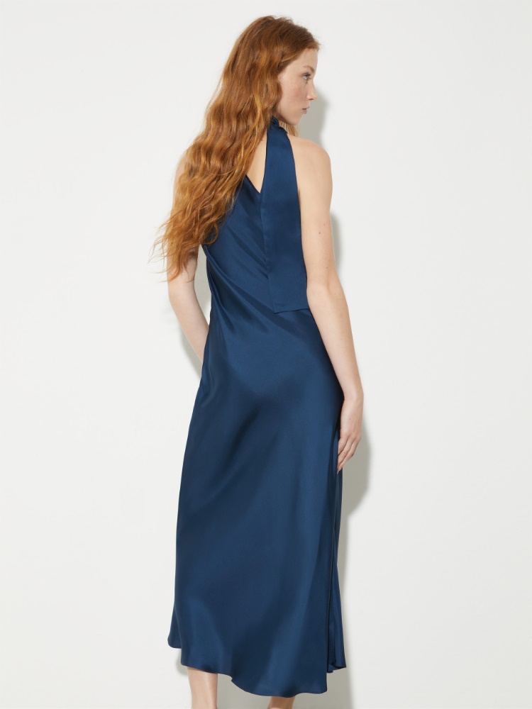 Floral-print silk-twill dress - MAX&Co. - 2