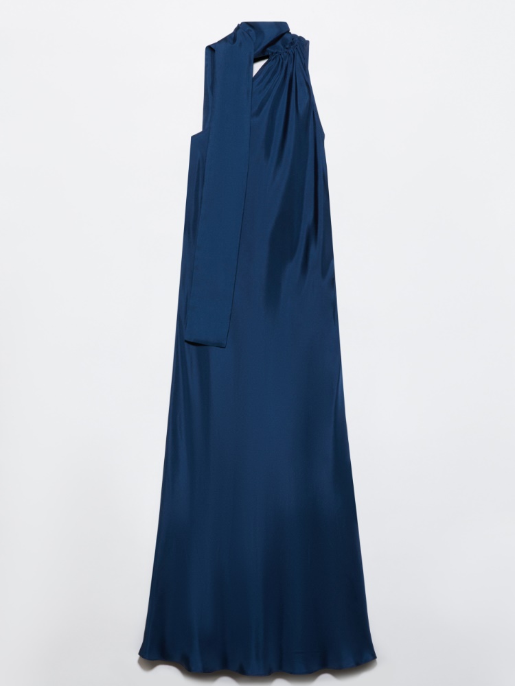 Floral-print silk-twill dress - MAX&Co. - 5