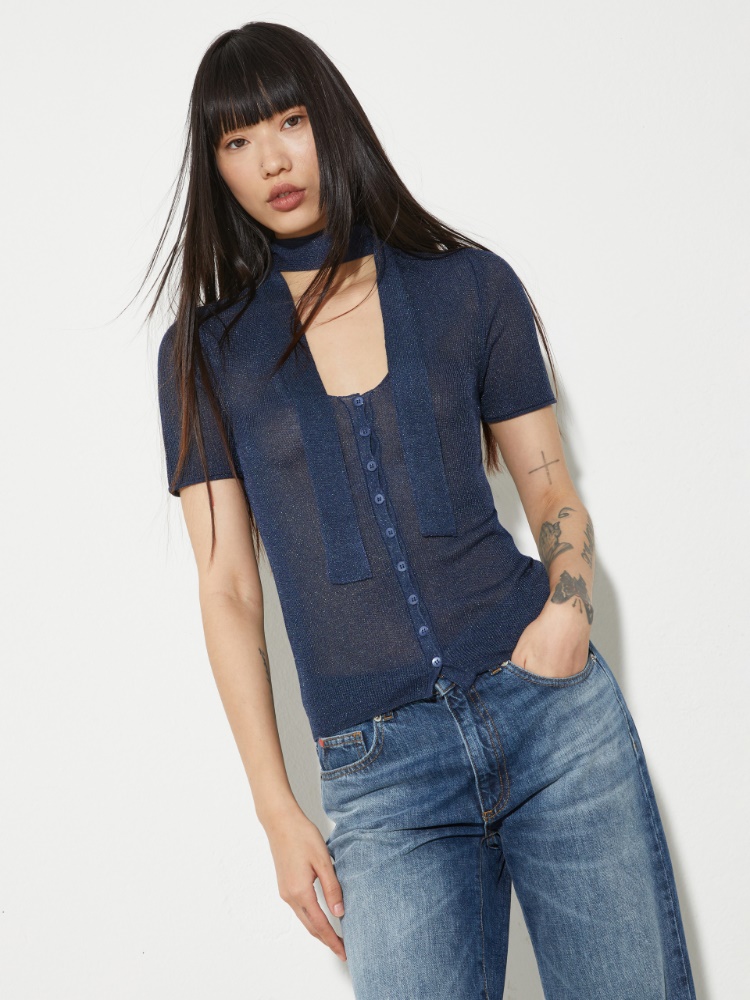 Cardigan mit Schaldetail - MAX&Co. - 3