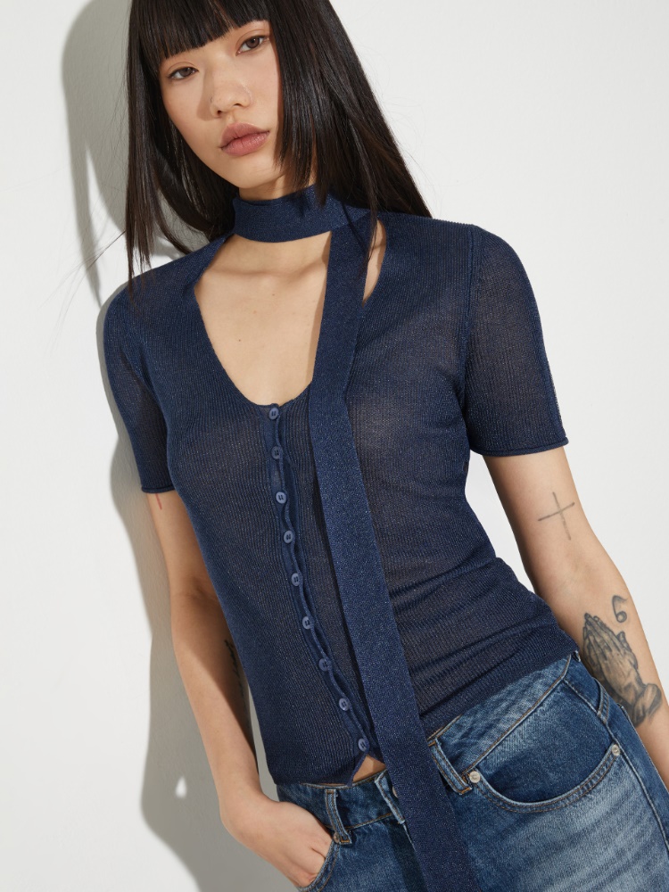 Cardigan mit Schaldetail - MAX&Co.