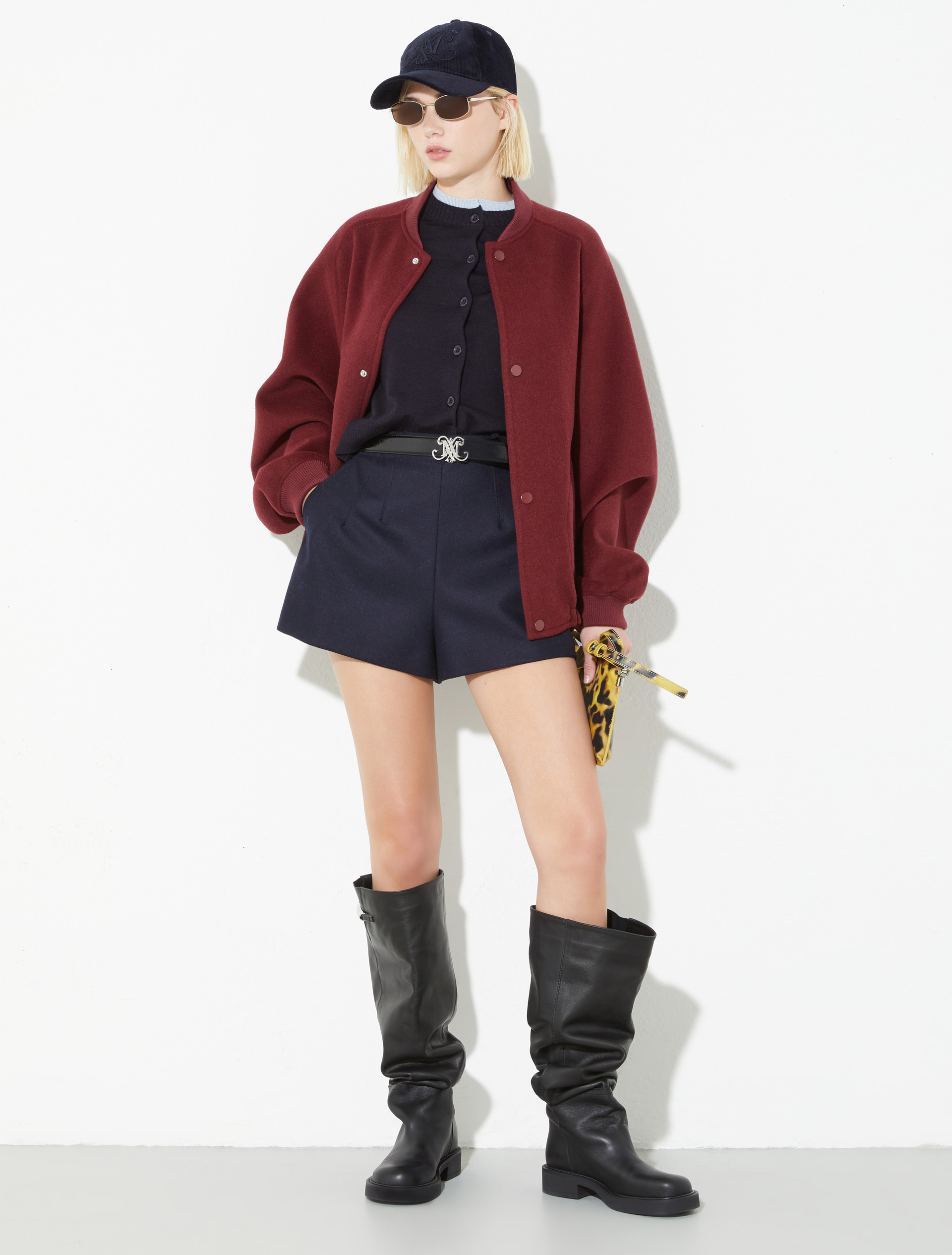[フォーチェ]  ピュア メリノウール カーディガン - NAVY - MAX&Co. - 5