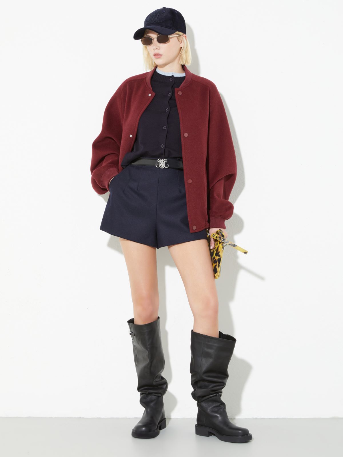 [フォーチェ]  ピュア メリノウール カーディガン - NAVY - MAX&Co. - 5