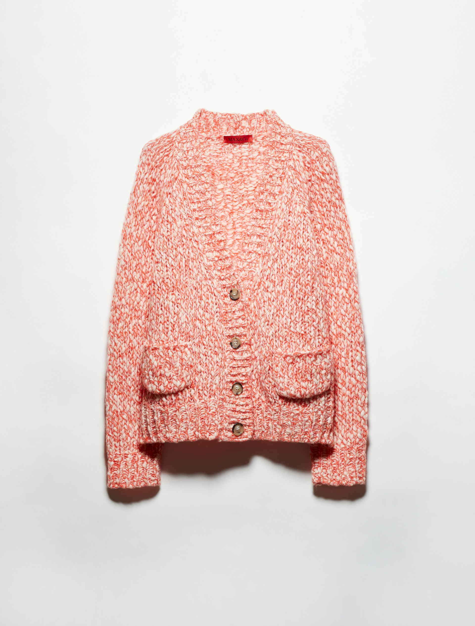 Cárdigan de lana y alpaca, rojo | MAX&Co. Cárdigan de lana y alpaca - ROJO - MAX&Co. - 5