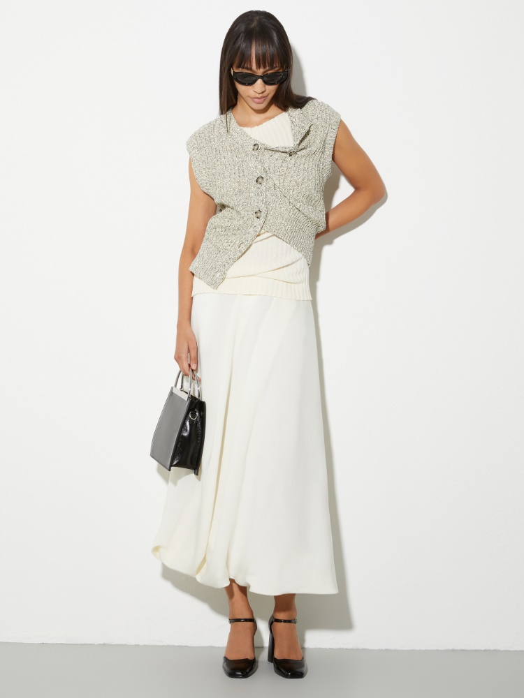 Ärmelloser Cardigan aus Baumwollstrick - MAX&Co. - 4