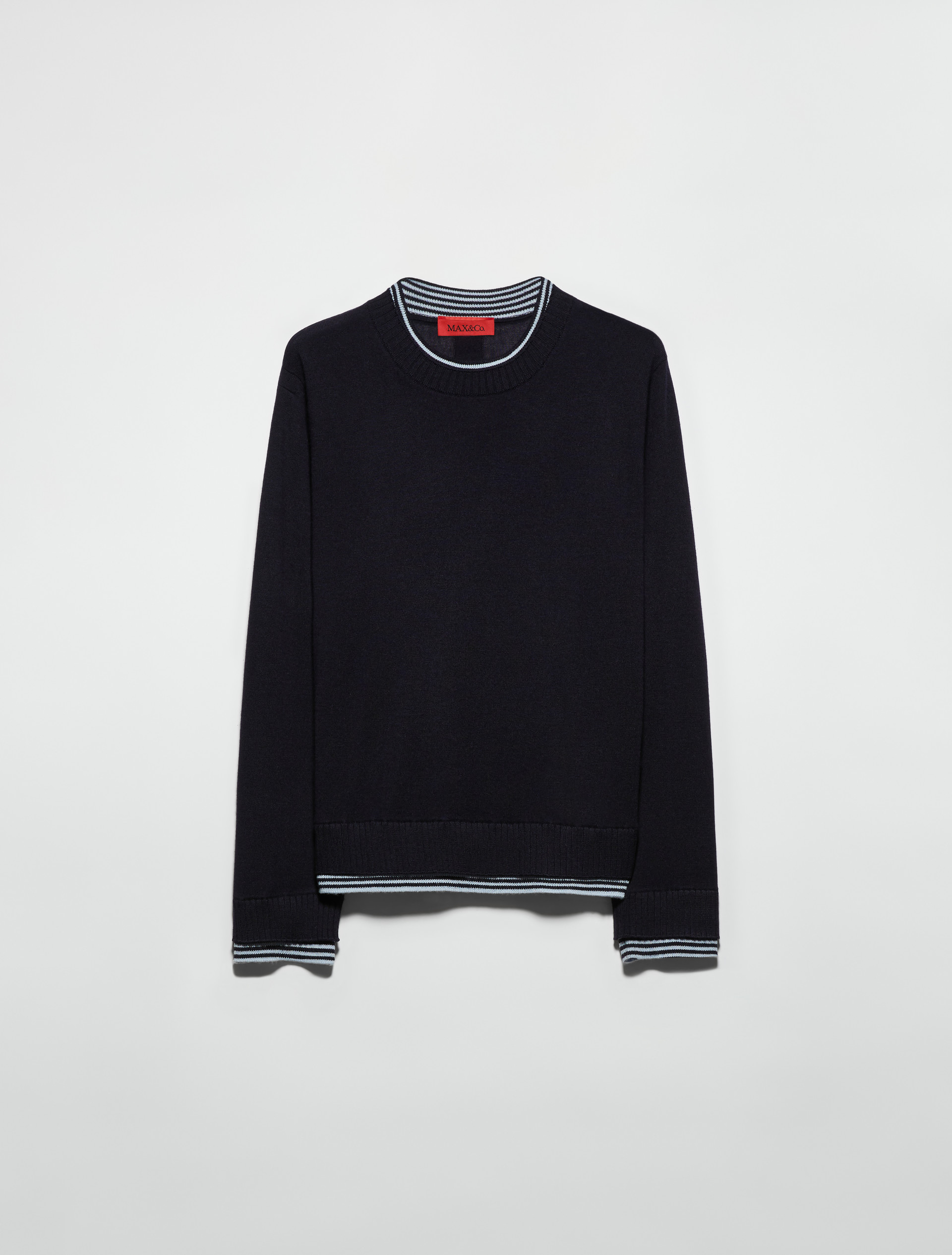 Pure merino wool jumper, midnightblue | MAX&Co. Pure merino wool jumper - MIDNIGHTBLUE - MAX&Co. - 5
