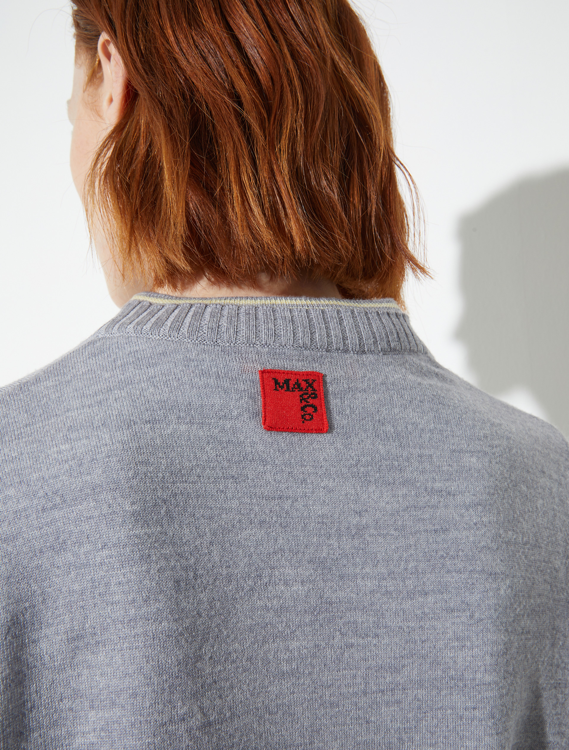 Pure merino wool jumper, melange grey | MAX&Co. Pure merino wool jumper - MELANGE GREY - MAX&Co. - 6