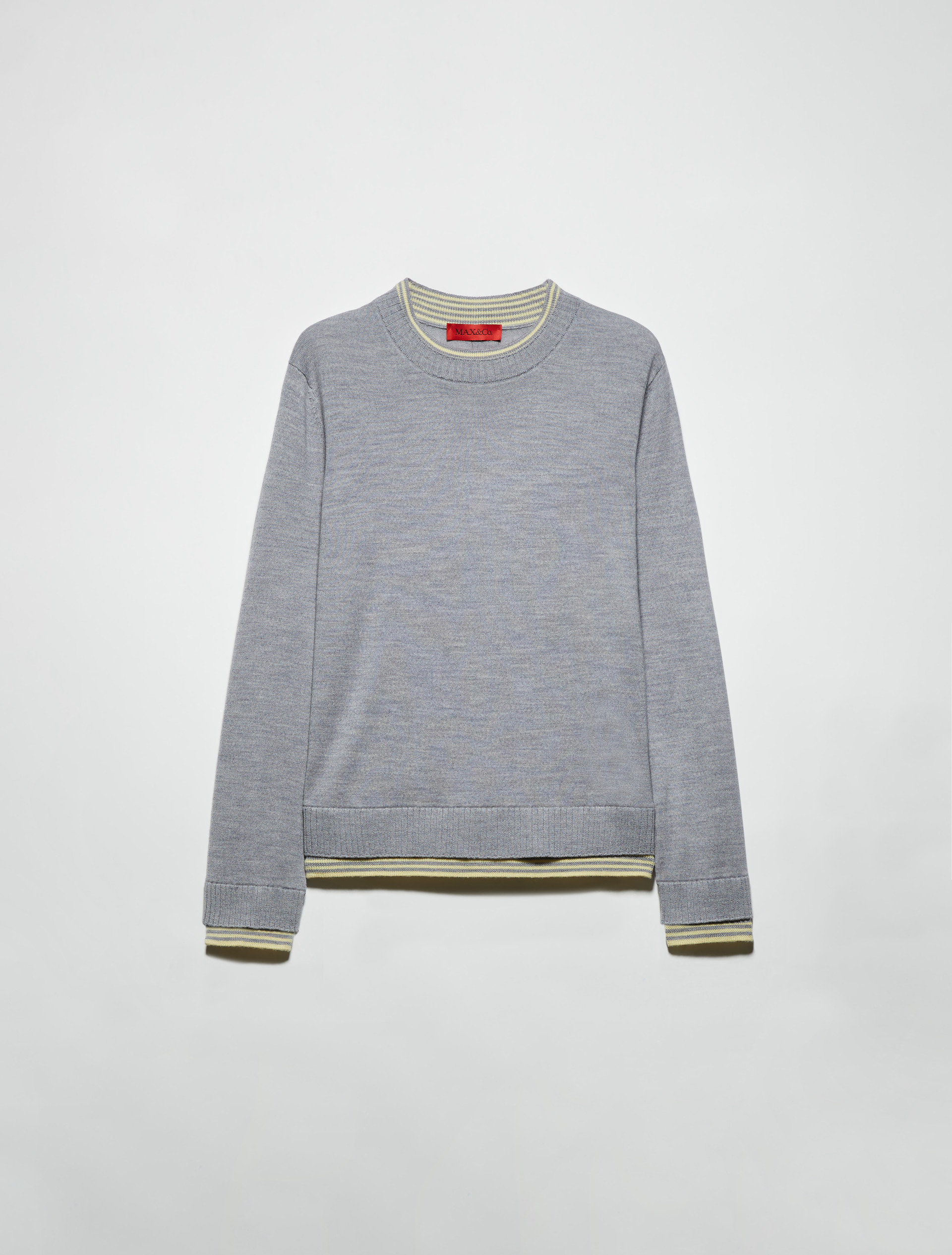 Pure merino wool jumper, melange grey | MAX&Co. Pure merino wool jumper - MELANGE GREY - MAX&Co. - 5