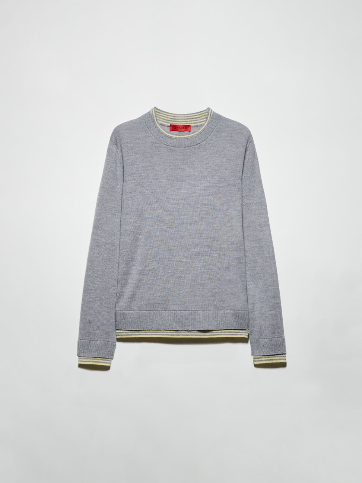 Pure merino wool jumper - MELANGE GREY - MAX&Co. - 5