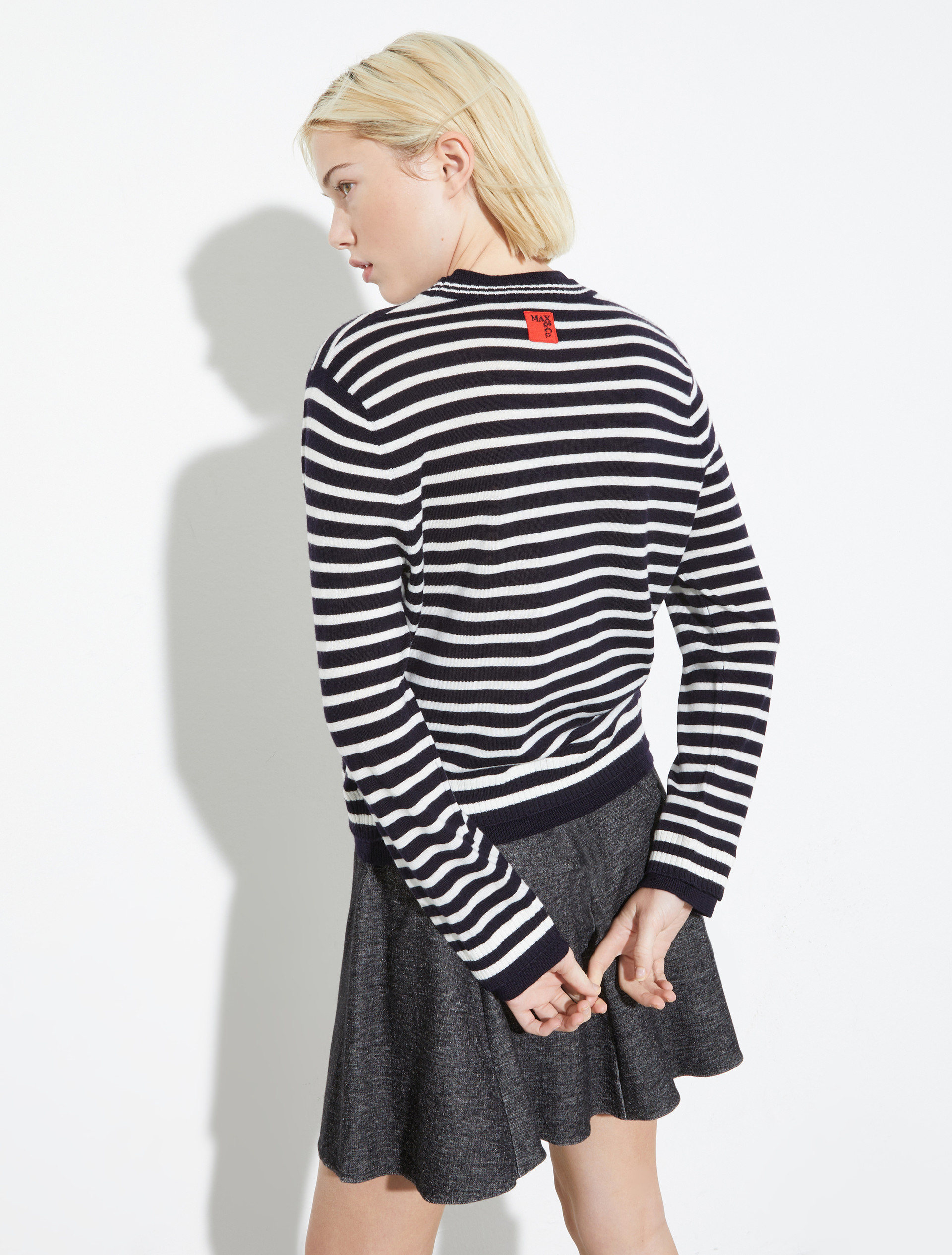 Pure merino wool jumper, navy | MAX&Co. Pure merino wool jumper - NAVY - MAX&Co. - 2