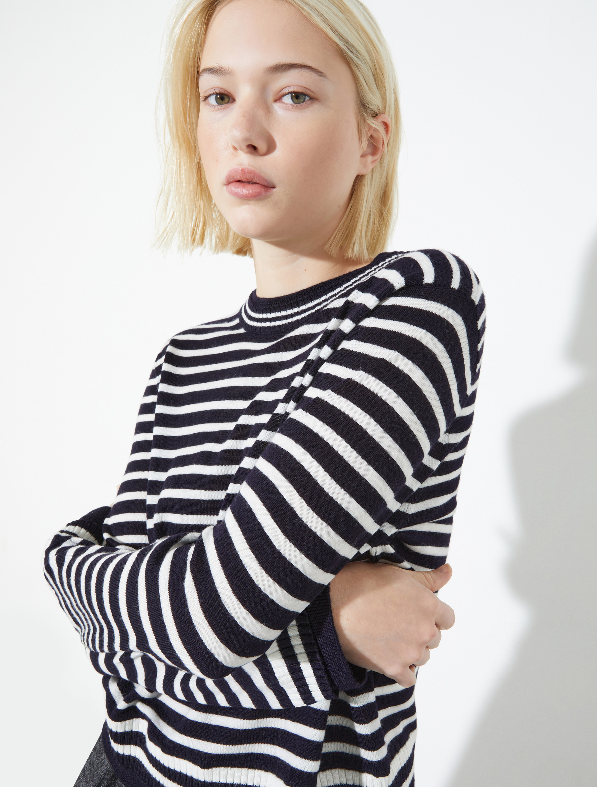 Pure merino wool jumper, navy | MAX&Co. Pure merino wool jumper - NAVY - MAX&Co. - 3