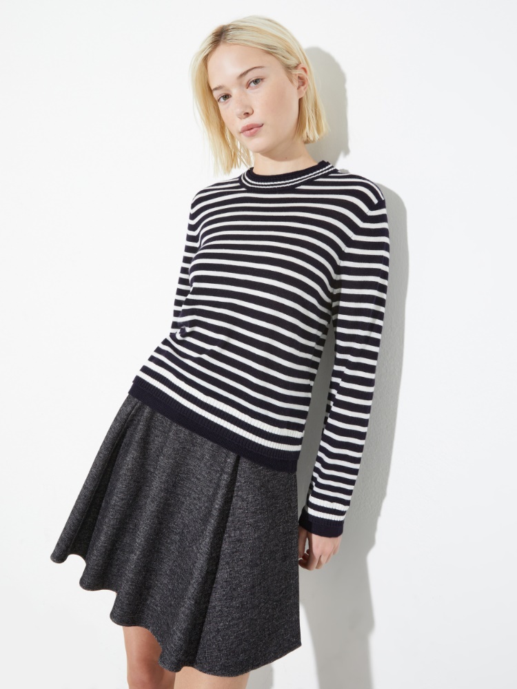Pure merino wool jumper - NAVY - MAX&Co.
