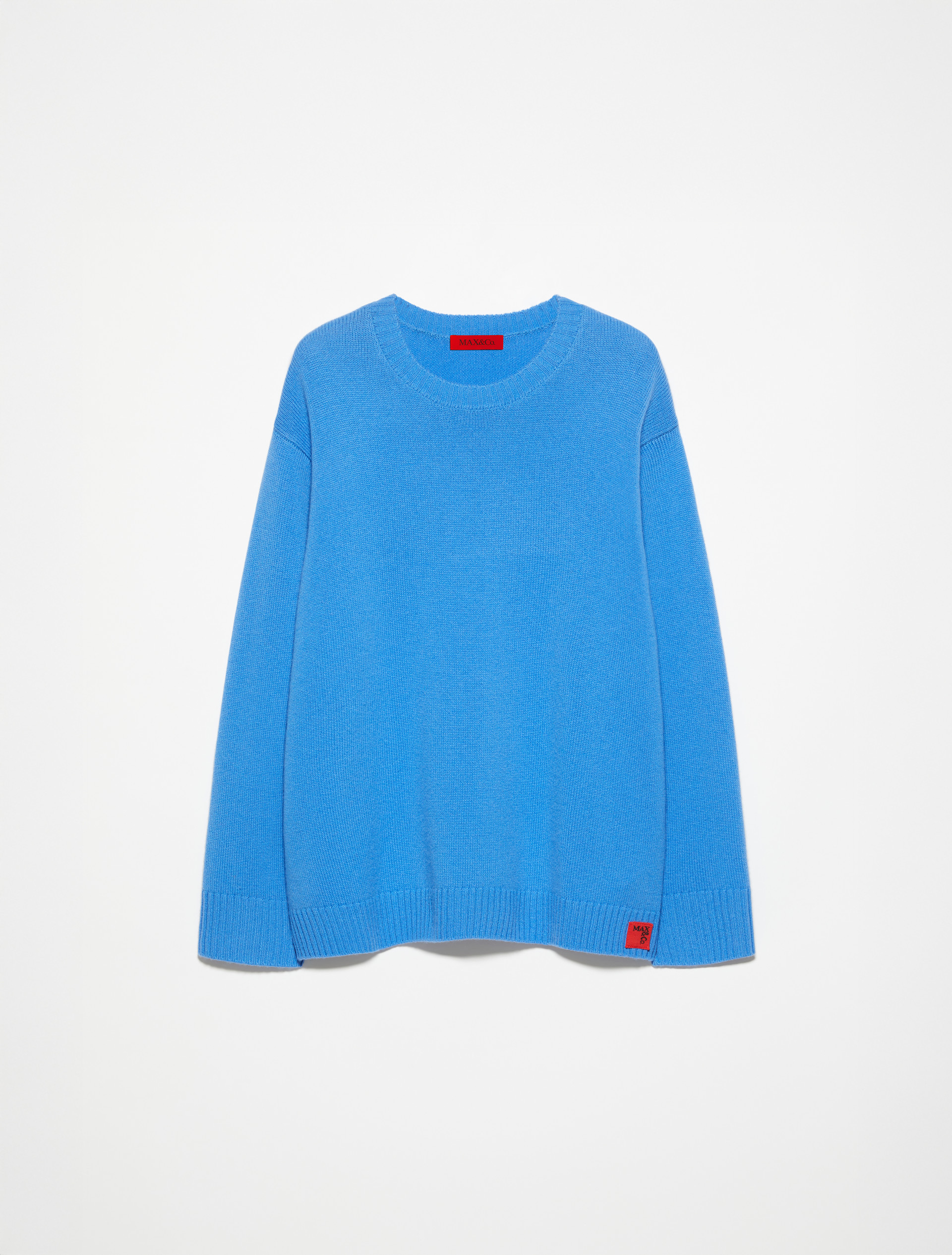 Jersey extragrande de lana y cachemira, azul electrico | MAX&Co. Jersey extragrande de lana y cachemira - AZUL ELECTRICO - MAX&Co. - 5