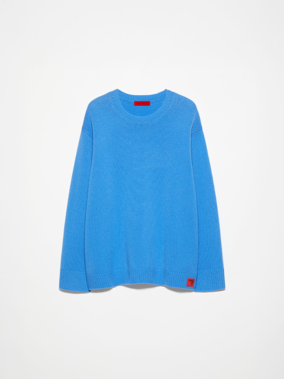Jersey extragrande de lana y cachemira - AZUL ELECTRICO - MAX&Co. - 5